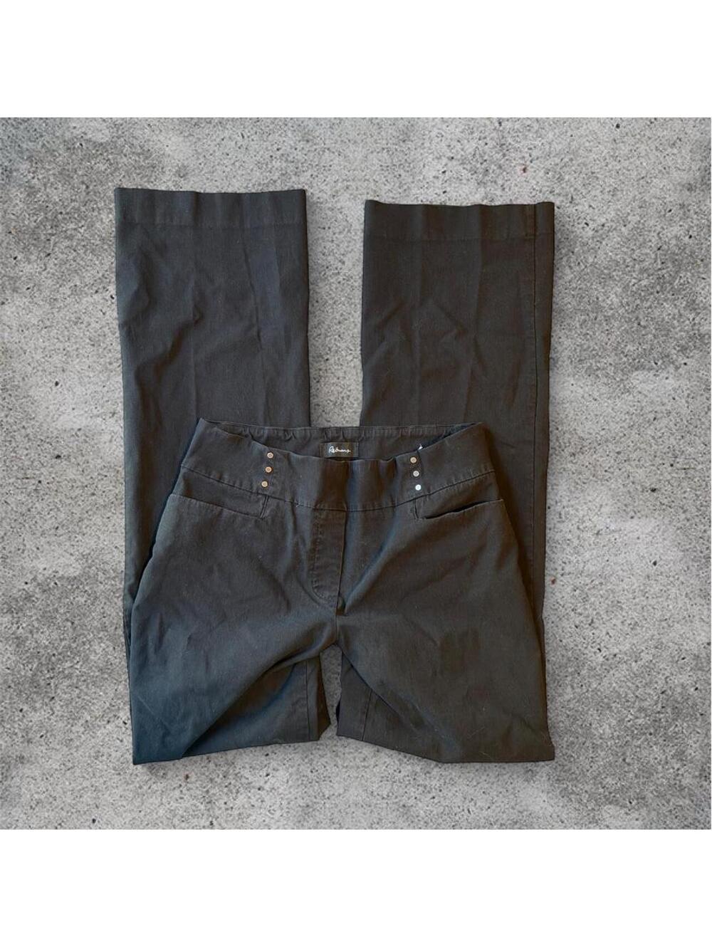 Reitmans black tailored bootcut pants
